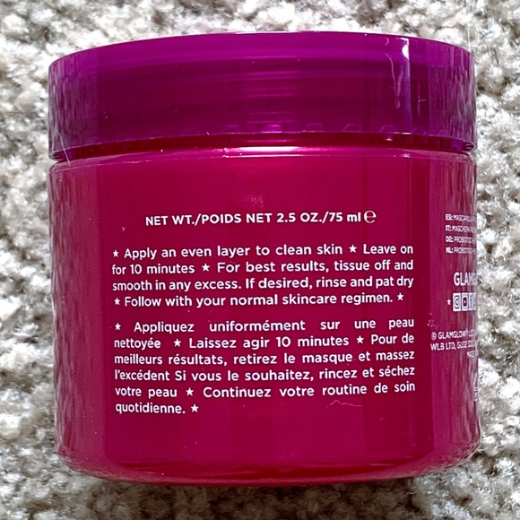 GLAMGLOW BERRYGLOW Probiotic Recovery Mask NEW - Picture 2 of 2